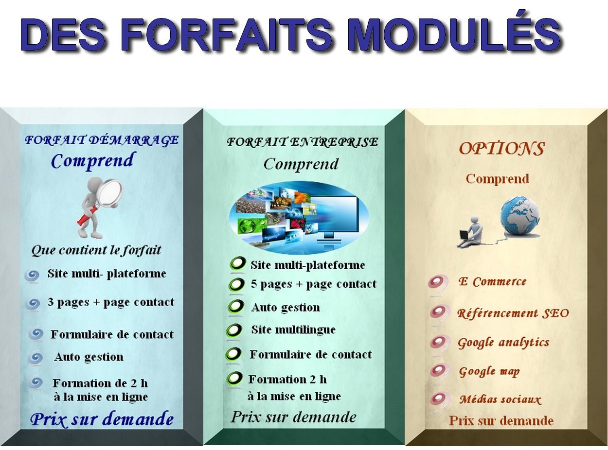 DES FORFAITS MODULES 2017 nov